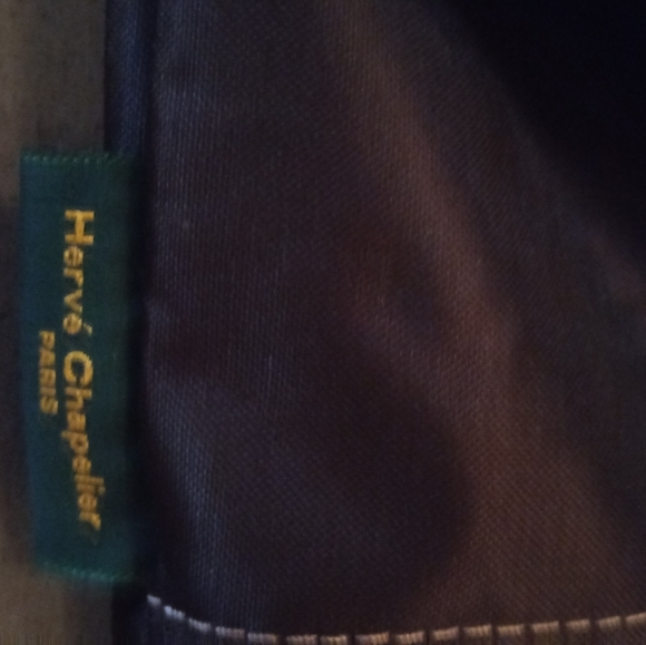 Herve Chapelier Brown Tan Mediun Tote - Picture 3 of 4